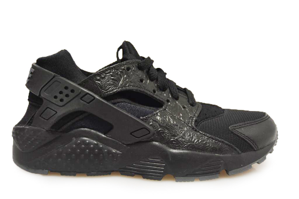 zapatillas nike huarache mujer negras